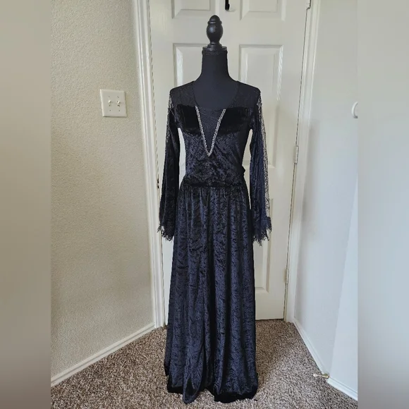 black velvet witch dress Witch Costume 3-6 Years main image 0
